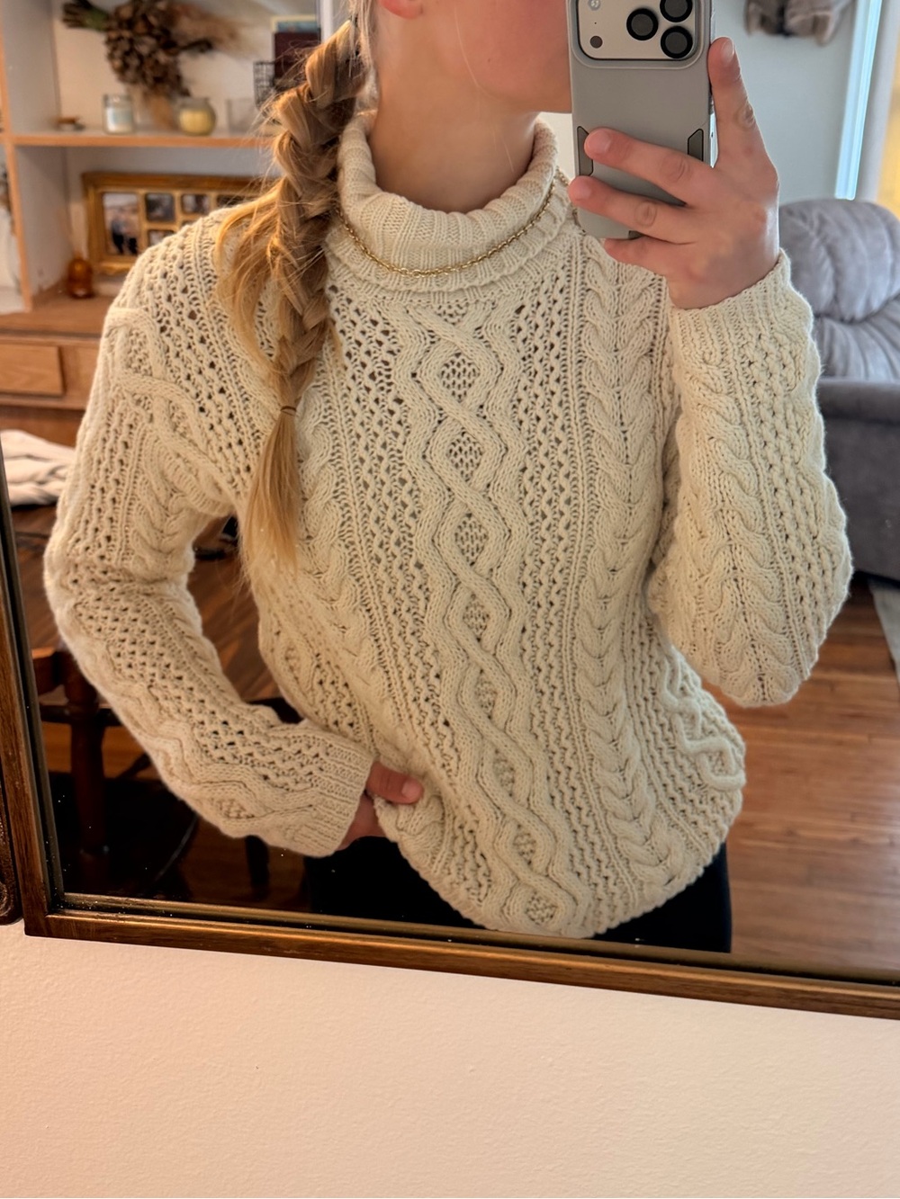Vintage Yorkshire knitting co cream sweater